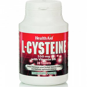 Health Aid L-Cysteine 550mg 30Tabs