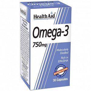 Health Aid Omega 3 750mg 30Caps