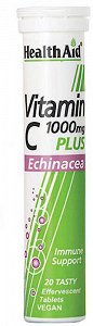 Health Aid Vitamin C 1000mg plus Echinacea 20eff.Tabs