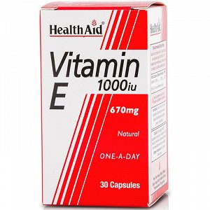 Health Aid Vitamin E 1000iu Natural 30Caps