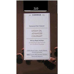 Korres Argan Oil 3.0 Permanent Colorant Dark Chestnut 50ml