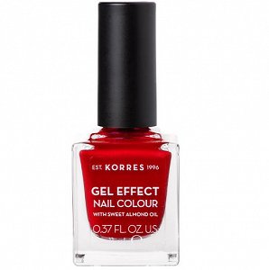 Korres Gel Effect Nail Colour Νο 54 Melted Rubies, 11ml