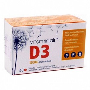 Medicair VitaminAir D3 1200IU 60Caps