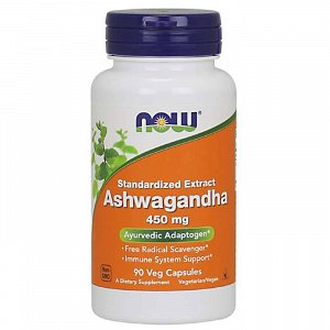 NowFoods Ashwagandha Extract 450 mg, 90V.Caps