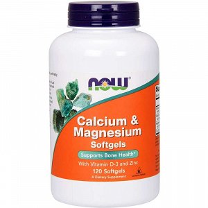 Now Calcium & Magnesium, 120Caps