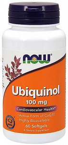 Now Foods Ubiquinol 100mg, 60 Caps