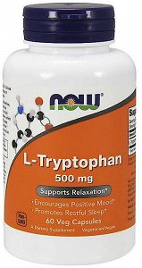 Now L-Tryptophan 500 mg, 60v.caps