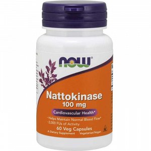 Now Nattokinase 100 mg, 60V.Caps