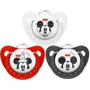 Pacifier Nuk Trendline Disney Mickey Silicone Size 1 (0-6 months) 1pc
