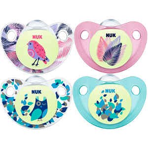 Pacifier Nuk Trendline Night & Day Silicone Size 2 (6-18 months) 1pc