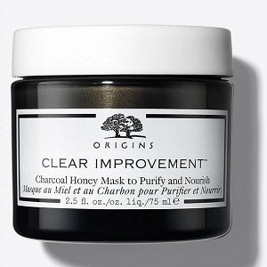 Origins Clear Improvement Charcoal Honey Mask to Purify and Nurish, 75ml 