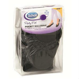 Scholl Pocket Ballerina Black