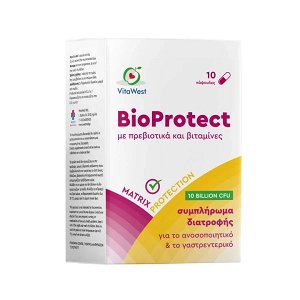 WestMed H&B BioProtect Food Supplement with Prebiotics – 10 Caps