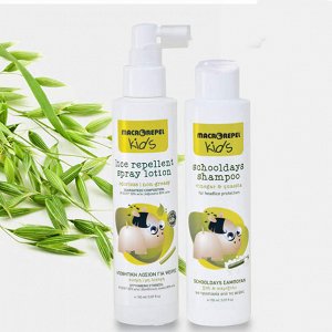 Macrovita Kids Promo:Lice Repellent Spray Lotion 150ml + Schooldays Lice Repellent Shampoo 150ml