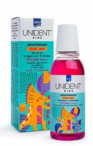 InterMed Fluo Max Mouthwash Against Plaque 250ml with Bubblegum Flavor