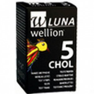 Wellion Luna CHOL For cholesterol measurement 5 strips