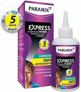Paranix Express Lice Treatment Shampoo & Comb for Children 200ml