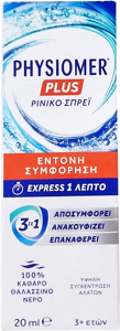 Physiomer Plus Express Nasal Spray with Sea Water for Adults & Children 20ml