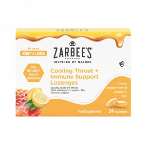 Zarbee’s Garganta & Extra Immunidad Lozenges 24 Pieces