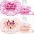 Avent Scf080/08 Orthodontic Silicone Pacifier With Animal, 6-18 months 2pcs