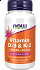 Now Vitamin D-3 & K-2 120V.Caps