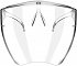 Face Mouth Shields with Glasses Design All-Round Protection Cap with Clear Wide Visor Anti-Fog Lens, for Men Women,Lightweight Transparent Shield with Glasses for Work