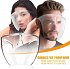 Face Mouth Shields with Glasses Design All-Round Protection Cap with Clear Wide Visor Anti-Fog Lens, for Men Women,Lightweight Transparent Shield with Glasses for Work