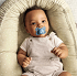 Mam Orthodontic Silicone Pacifiers Original 2-6 Months – Fox/Raccoon Design, Green & Beige (2 pcs)