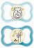 Mam Air Night Silicone Pacifiers Light Blue-Blue for 16+ Months (2pcs)
