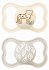 Mam Orthodontic Silicone Pacifiers Supreme 16+ Months –  Pink & Beige (2 pcs)