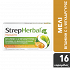 StrepHerbal Vitamin C & Zinc, Honey Flavor 16 lozenges