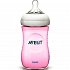 Avent Scf694/17 Plastic Feeding Bottle Natural Pink 260ml