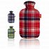 Fashy 6536 Hot Water Bottle With Tartan Print Cover 2lt