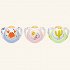 Nuk Genius Color Soother, Rubber Nipple Size 1 (0-6 Months) 1pcs