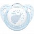 Nuk Rose & Blue Orthodontic Pacifier-silicone nipple, 0-6m light blue, 1 pcs