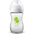 Avent Natural SCF070/24 Polypropylene Bottle with Silicone Nipple Dragon 1m+, 260ml