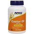 Now Castor Oil 650mg, 120Caps