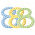Nuk Teething Ring "eights" 2pcs