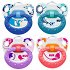 Nuk Pacifier Classic Happy Days Silicone Size 3 (18 months and above) 1 Pcs